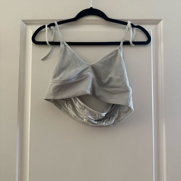 aerie Other - Silver Aerie Halter Bralette